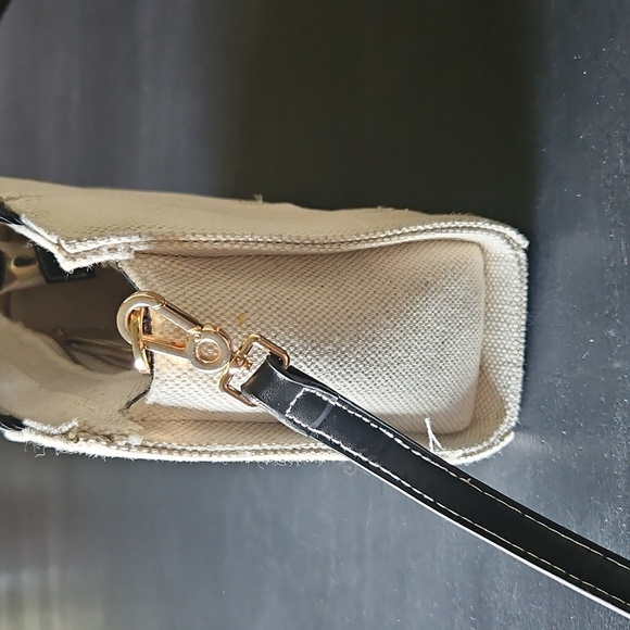 Zara Black and Cream Crossbody Bag - Picture 3 of 6